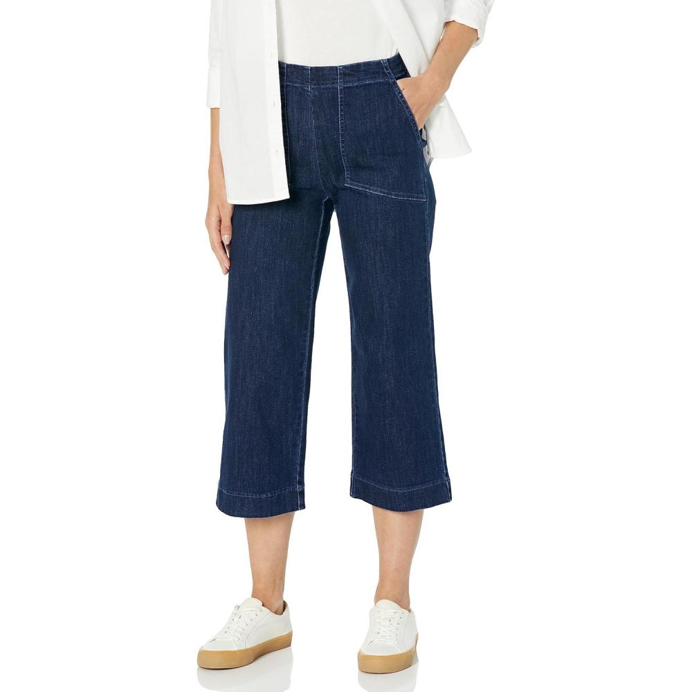 image:imageNICZOE Womens All Day WideLeg Crop JeanAtlas