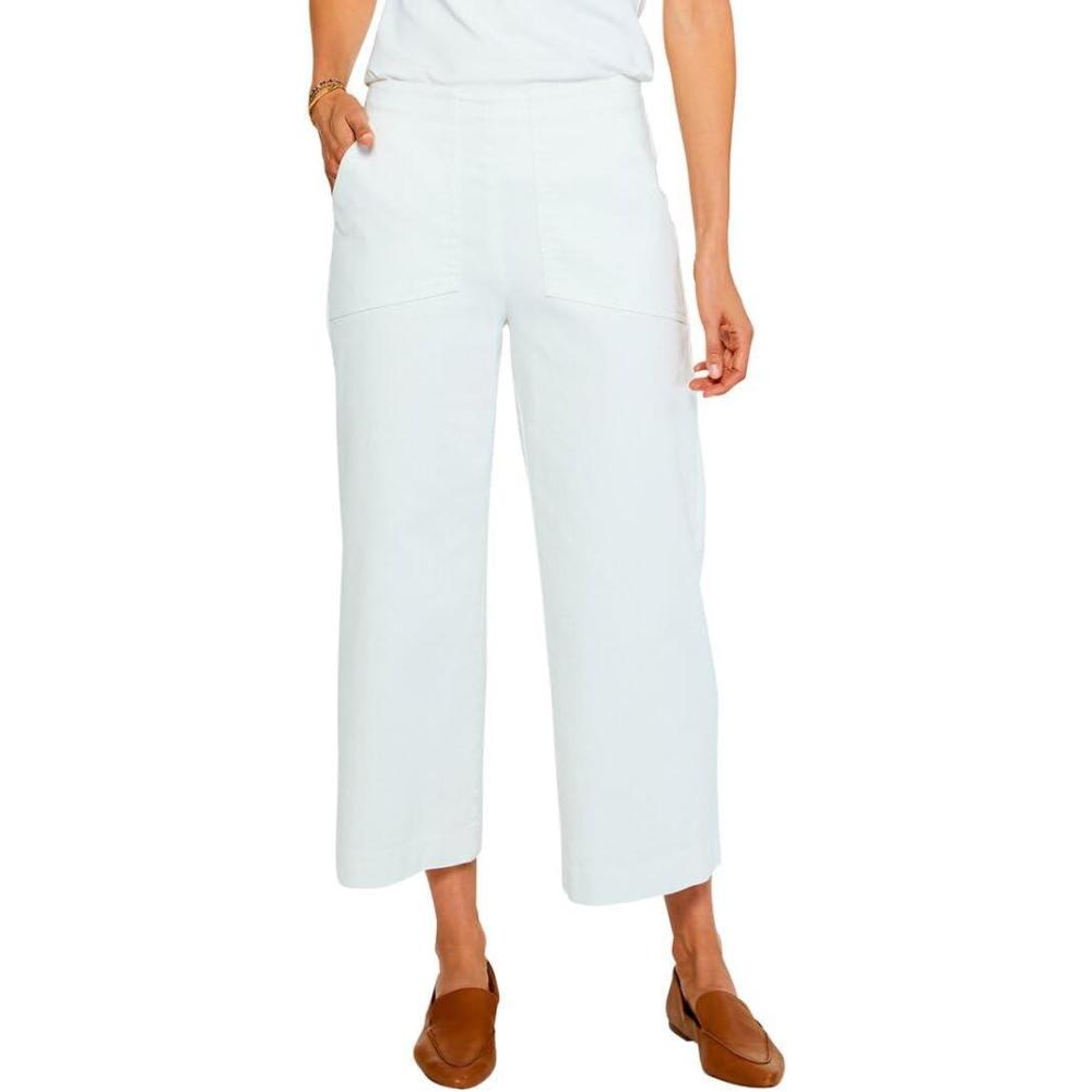image:imageNICZoe Womens All Day WideLeg Crop PantPaper White