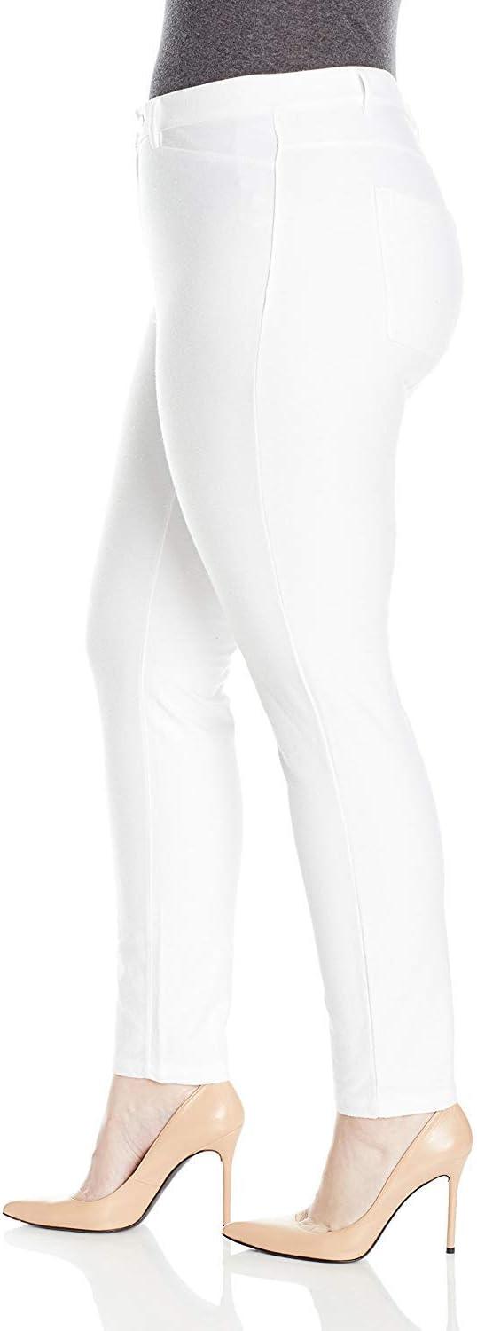 image:imageNICZOE Womens Plus Size Knit DenimPaper White