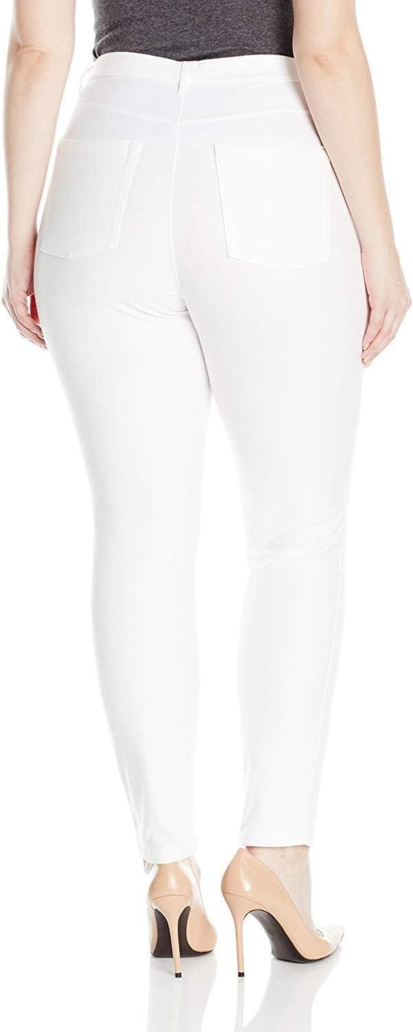 image:imageNICZOE Womens Plus Size Knit DenimPaper White