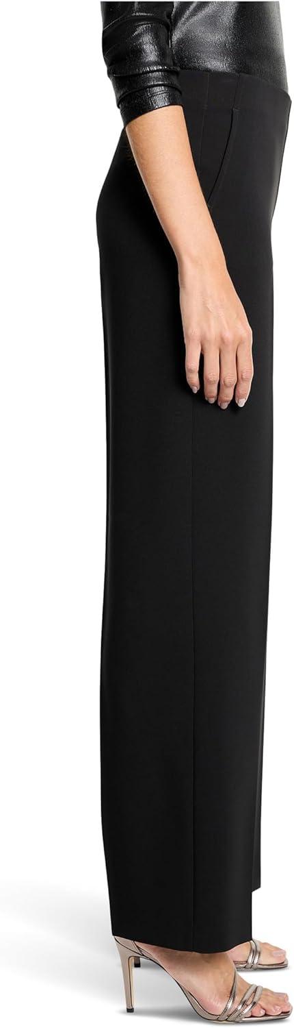 image:imageNICZoe Womens 31 Stretch Suiting Lenox WideLeg PantBlack Onyx