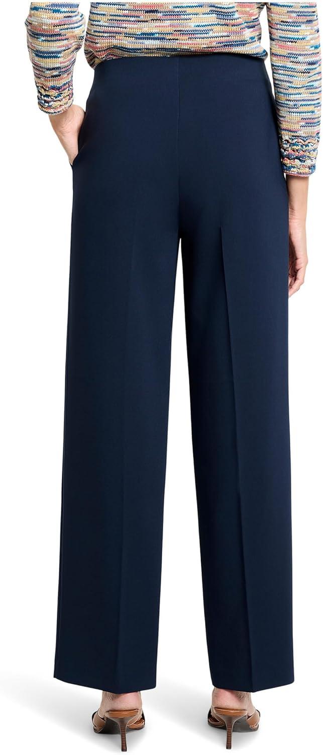 image:imageNICZoe Womens 31 Stretch Suiting Lenox WideLeg PantDark Indigo