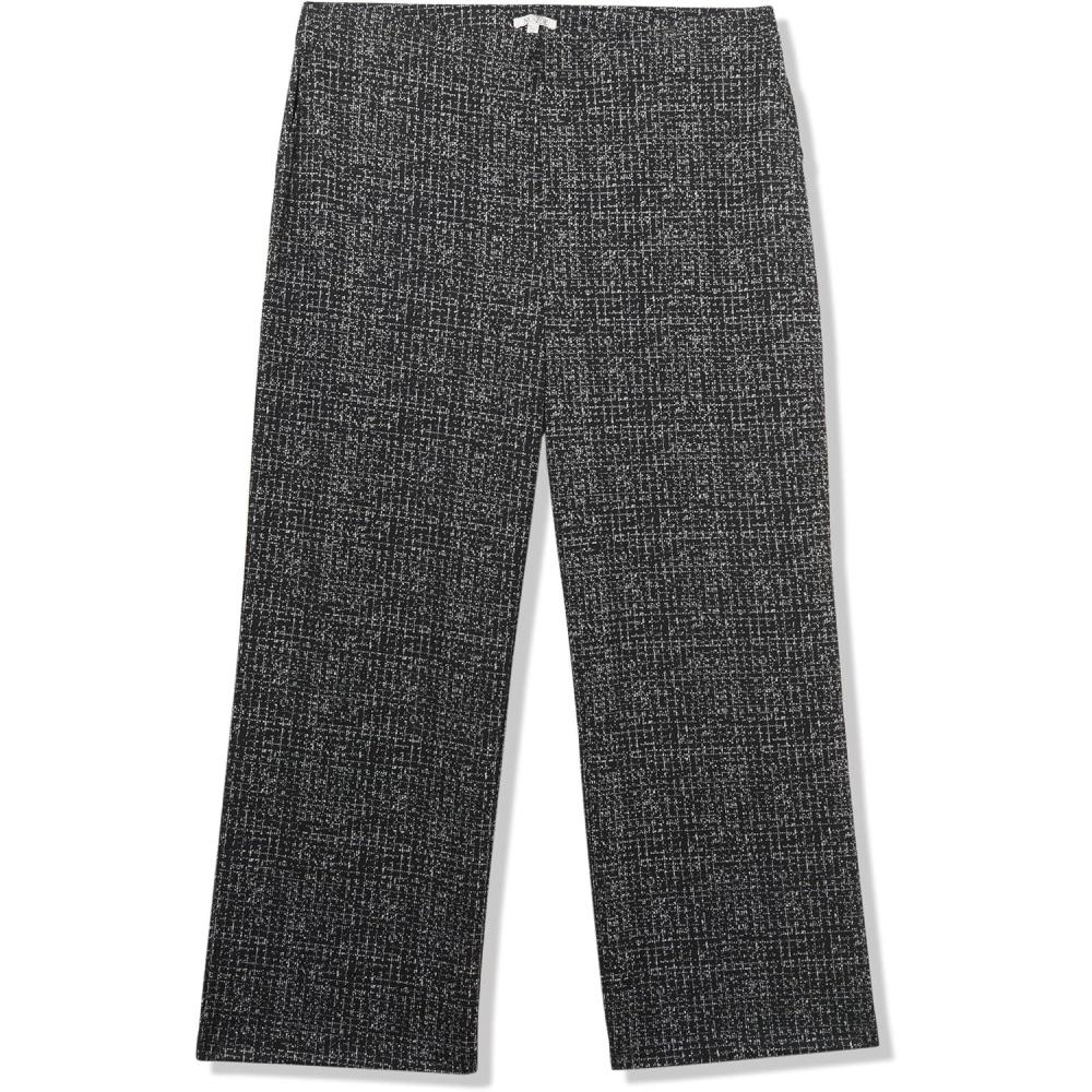 image:imageNICZOE Womens 305 Dotty Grid Wide Leg PantBlack Multi