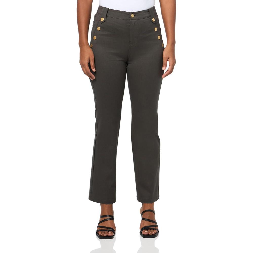 image:imageNICZoe Womens 28 Demi Boot Sailor Plaza PantHickory
