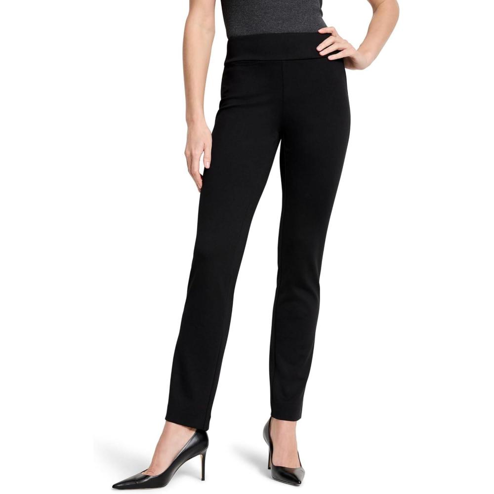 image:imageNICZoe Womens 295 Ponte Pocket PantBlack Onyx