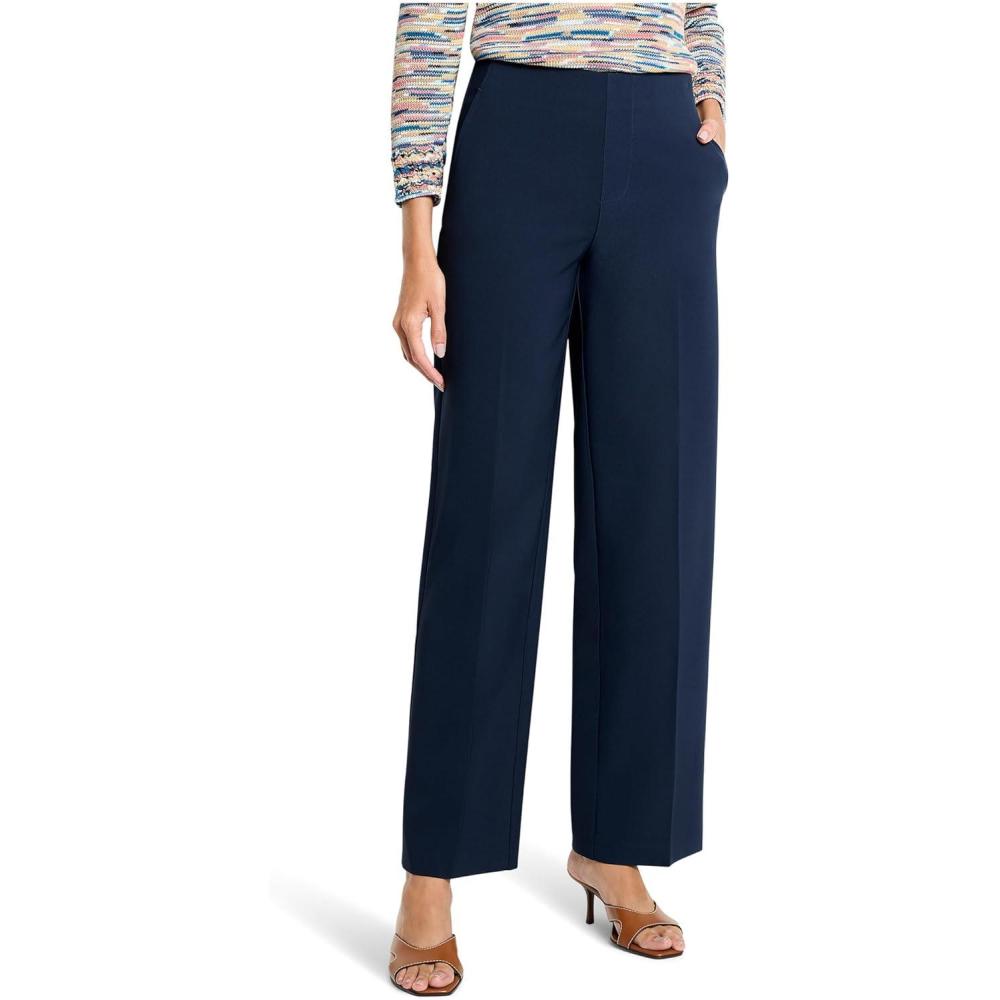 image:imageNICZoe Womens 31 Stretch Suiting Lenox WideLeg PantDark Indigo