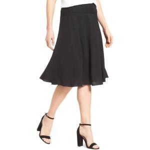 NIC+ZOE Women’s Summer Fling Flirt Skirt(Black Onyx)