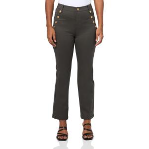 NIC+Zoe Women’s 28″ Demi Boot Sailor Plaza Pant(Hickory)