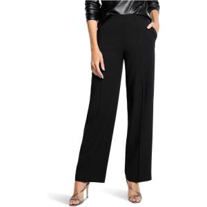 NIC+Zoe Women’s 31″ Stretch Suiting Lenox Wide-Leg Pant(Black Onyx)