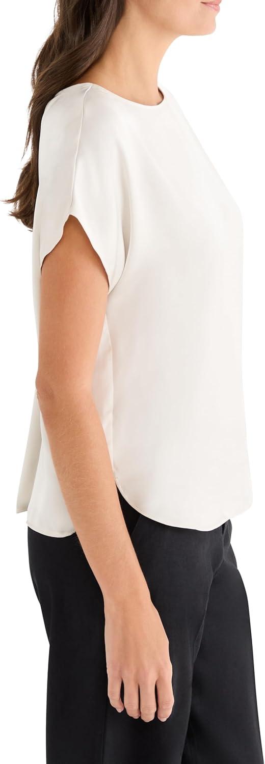 image:imageNICZOE Womens Day Gloss Woven TeeCoconut