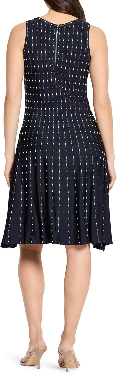 image:imageNICZOE Womens Falling Dot Twirl DressIndigo Multi