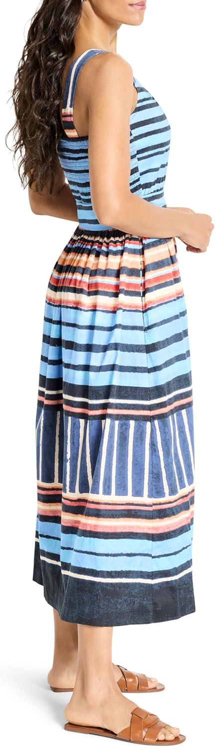 image:imageNICZOE Womens Painted Peninsula Sophie DressBlue Multi