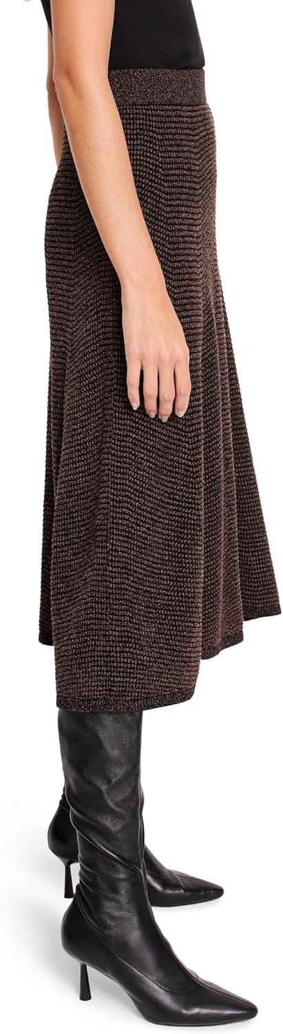 image:imageNICZOE Womens Pixel Knit SkirtBrown Multi