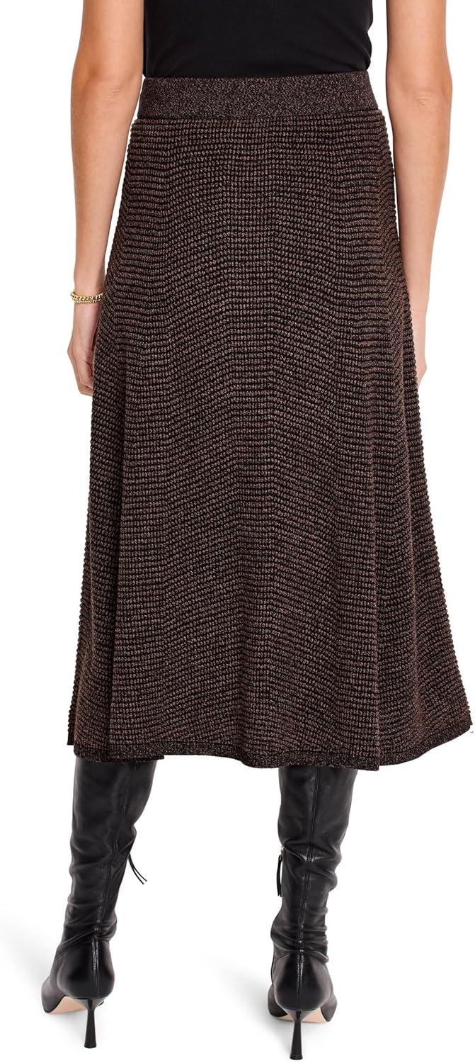 image:imageNICZOE Womens Pixel Knit SkirtBrown Multi