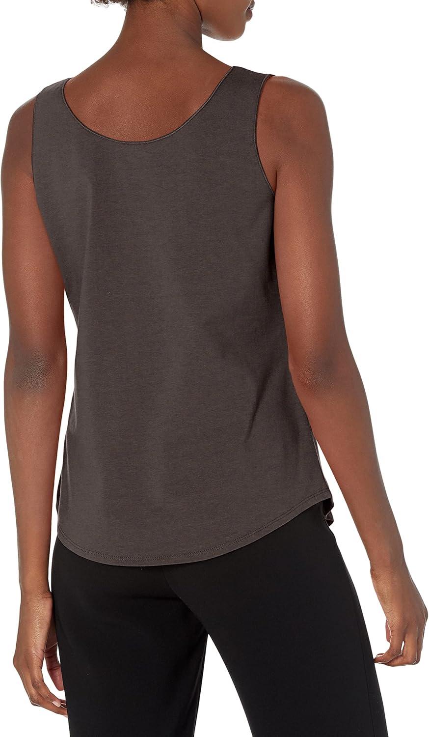 image:imageNICZOE Womens Shirt Tail Perfect TankDark Truffle