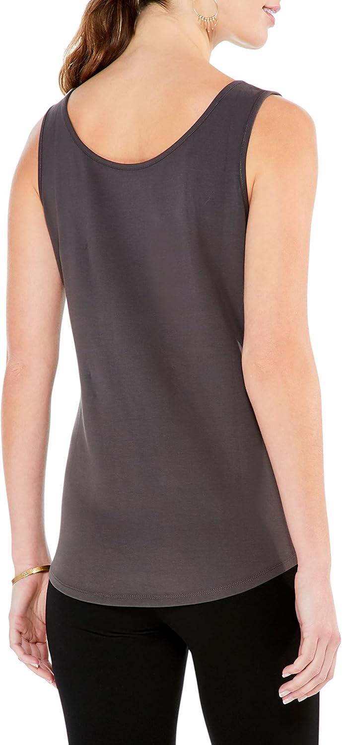 image:imageNICZOE Womens Shirt Tail Perfect TankDark Truffle
