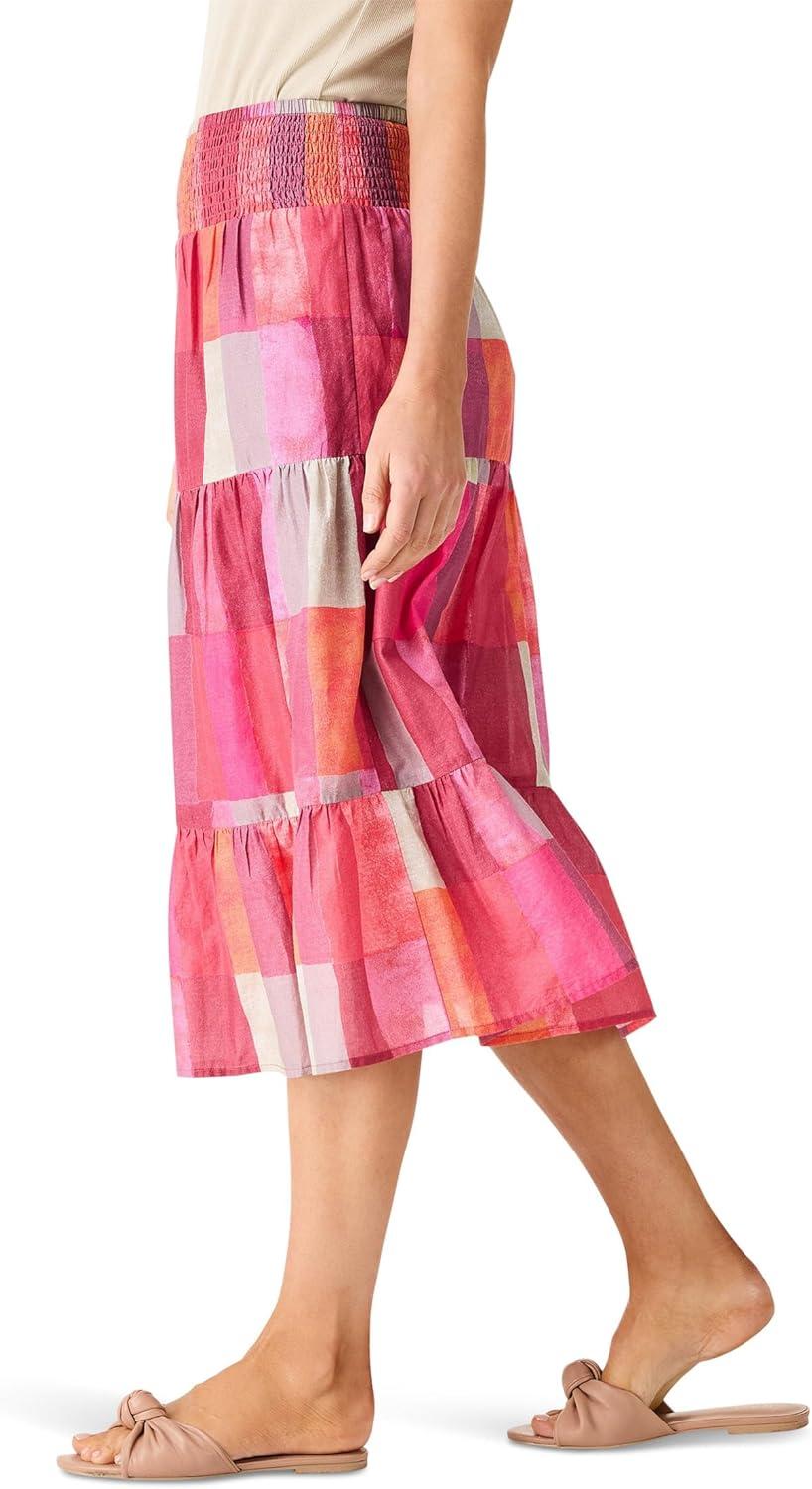 image:imageNICZOE Womens Sunset Plaid SkirtPink Multi