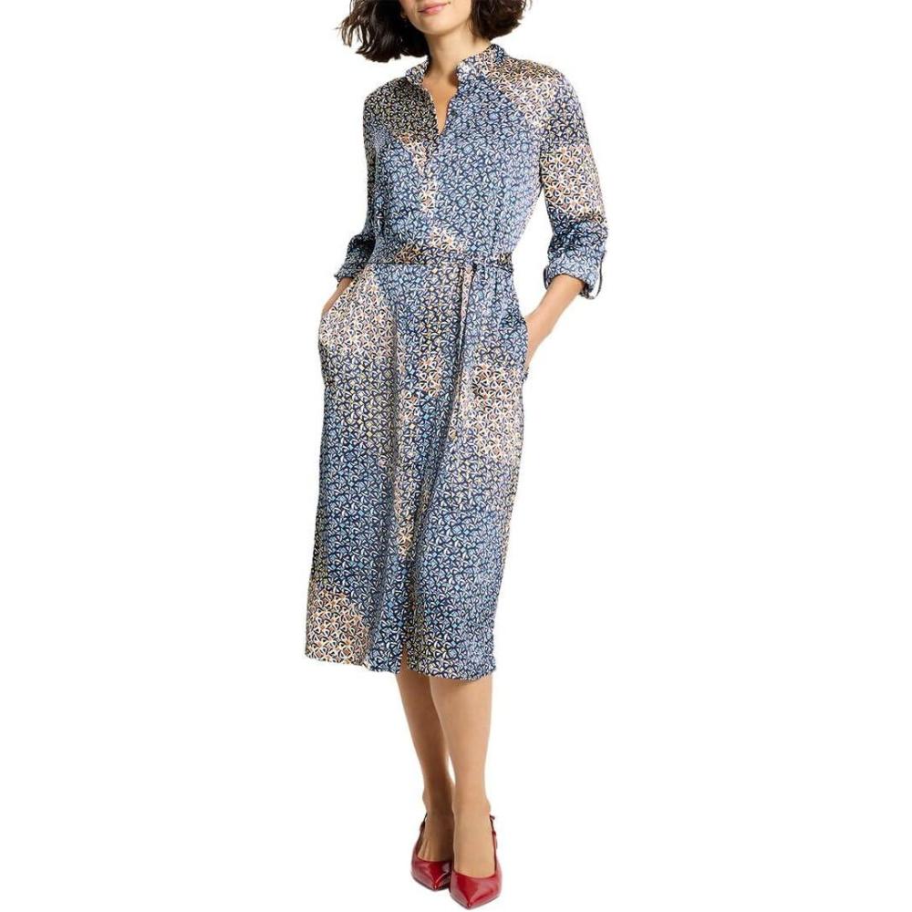 image:imageNICZoe Womens Monogram Mix Blair DressBlue Multi