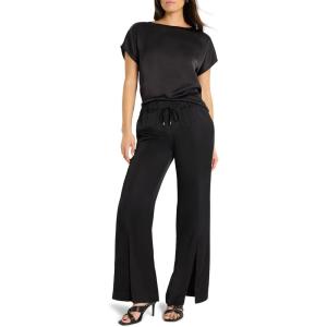 NIC+ZOE Women’s Day Gloss Woven Tee(Black Onyx)