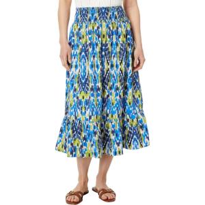 NIC+ZOE Women’s Diamond Dash Skirt(Blue Multi)