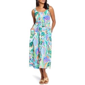 NIC+ZOE Women’s Island Beat Sophie Dress(Blue Multi)