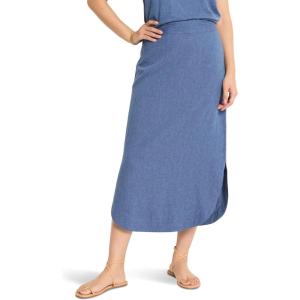 NIC+ZOE Women’s Rumba Linen Dip Skirt(Blue Mix)