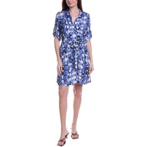 NIC+ZOE Women’s Shibori Stone Belted Devon Dress(Blue Multi)