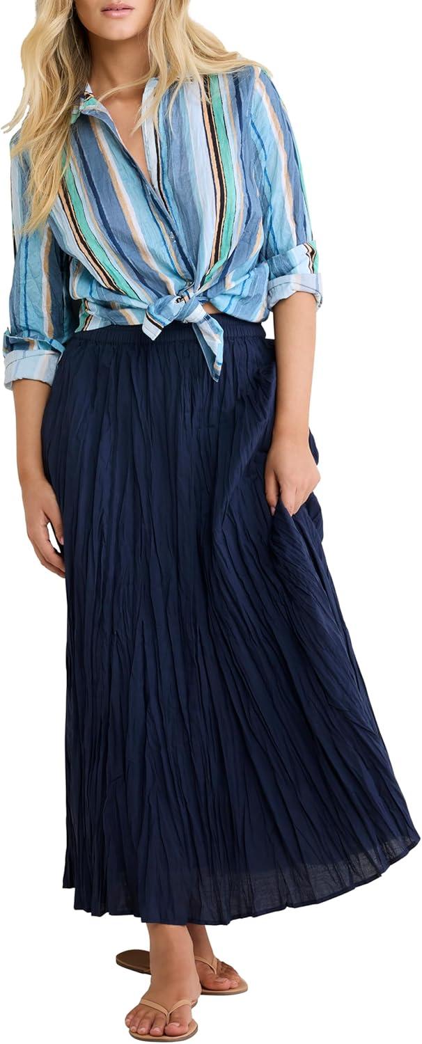 image:imageNICZOE Core Cotton ShirtBlue Stripe