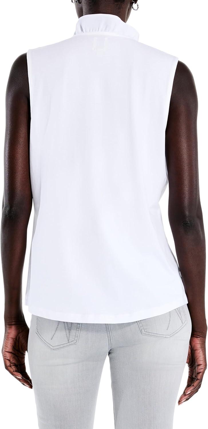 image:imageNICZOE Petite Ruffled Around TankPaper White 1