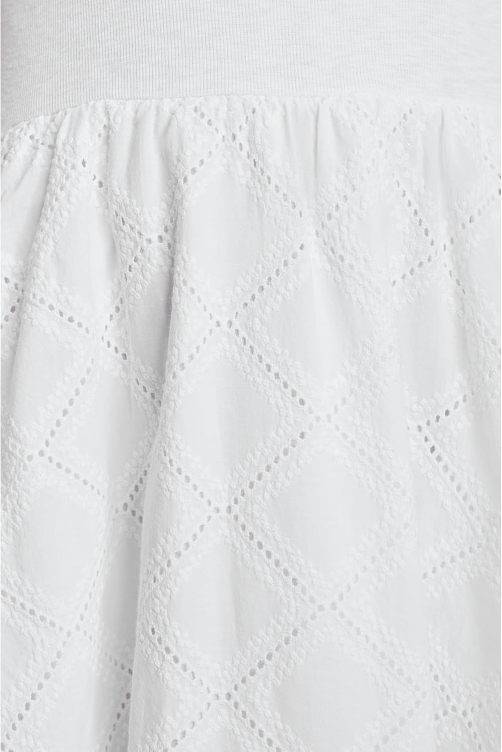 image:imageNICZOE Diamond Eyelet Sofia DressPaper White