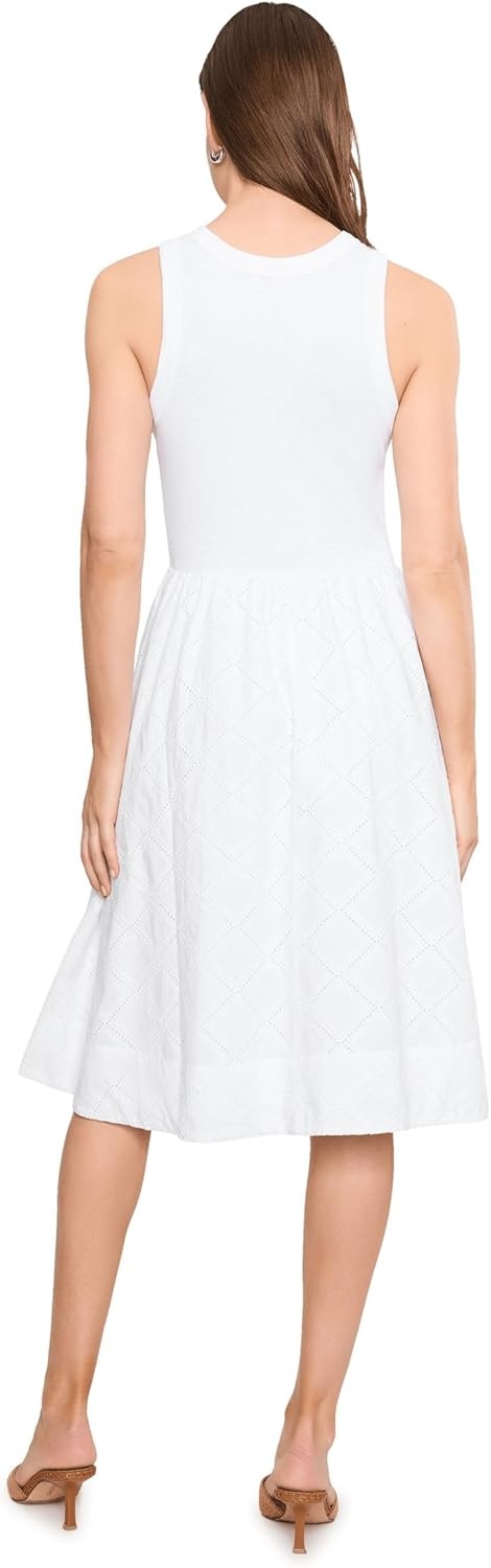 image:imageNICZOE Diamond Eyelet Sofia DressPaper White