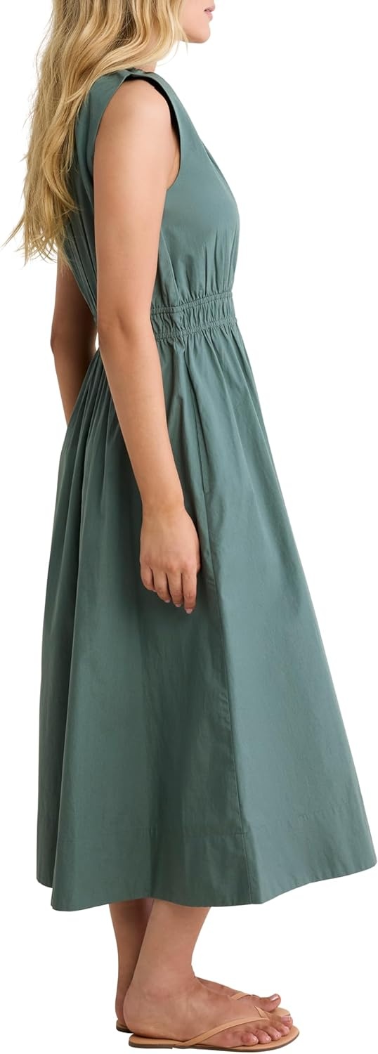 image:imageNICZOE Poplin Dakota DressGreen Palm