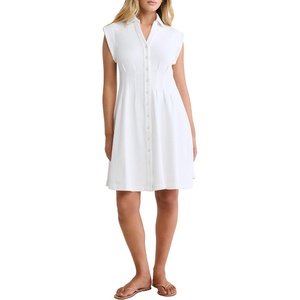 NIC+ZOE French Terry Rory Dress(Paper White)
