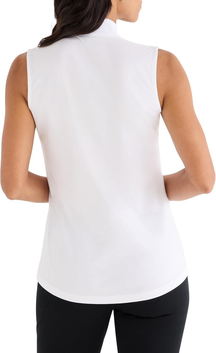 image:imageNICZOE Mixed Media Collar TankPaper White
