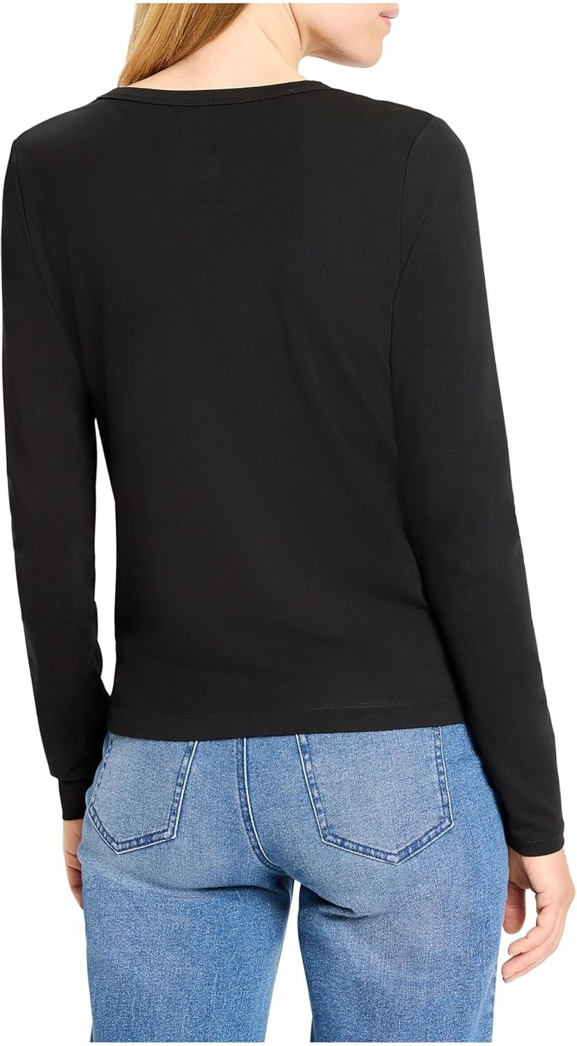 image:imageNICZOE Perfect Knit Long Sleeve TopBlack Onyx