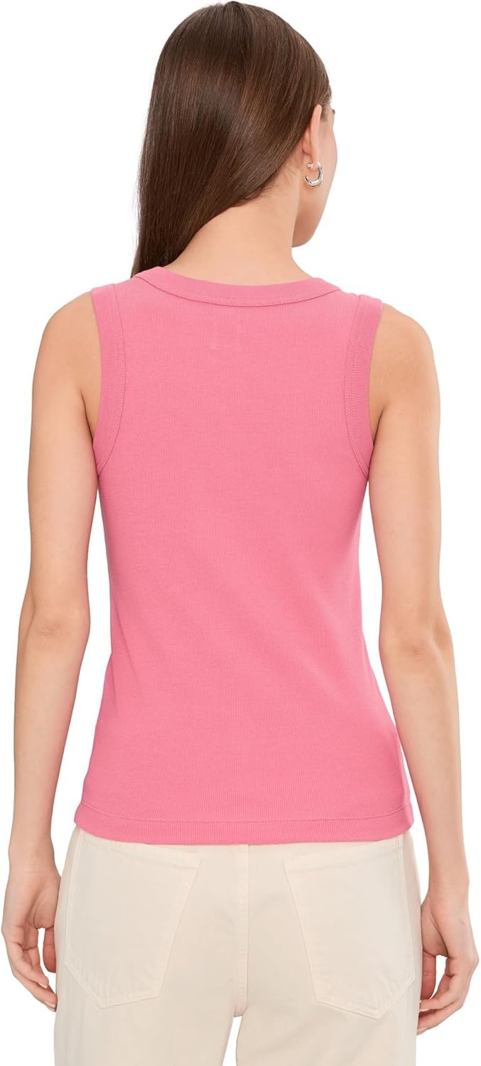image:imageNICZOE Perfect Knit Rib Scoop TankRaspberry