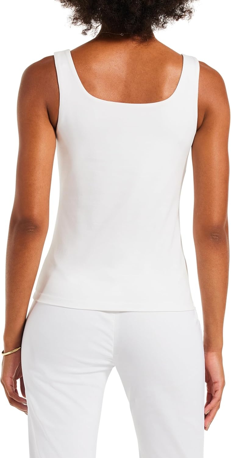 image:imageNICZoe Shelf Bra TankPaper White