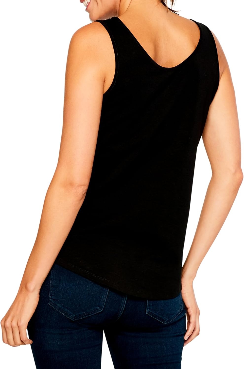 image:imageNICZoe Womens Shirt Tail Perfect TankBlack Onyx
