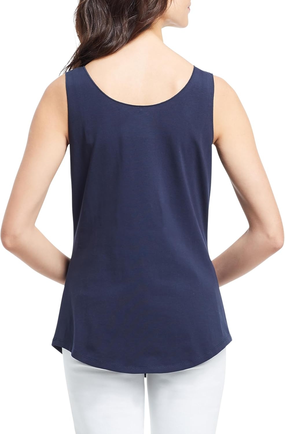 image:imageNICZoe Womens Shirt Tail Perfect TankDark Indigo