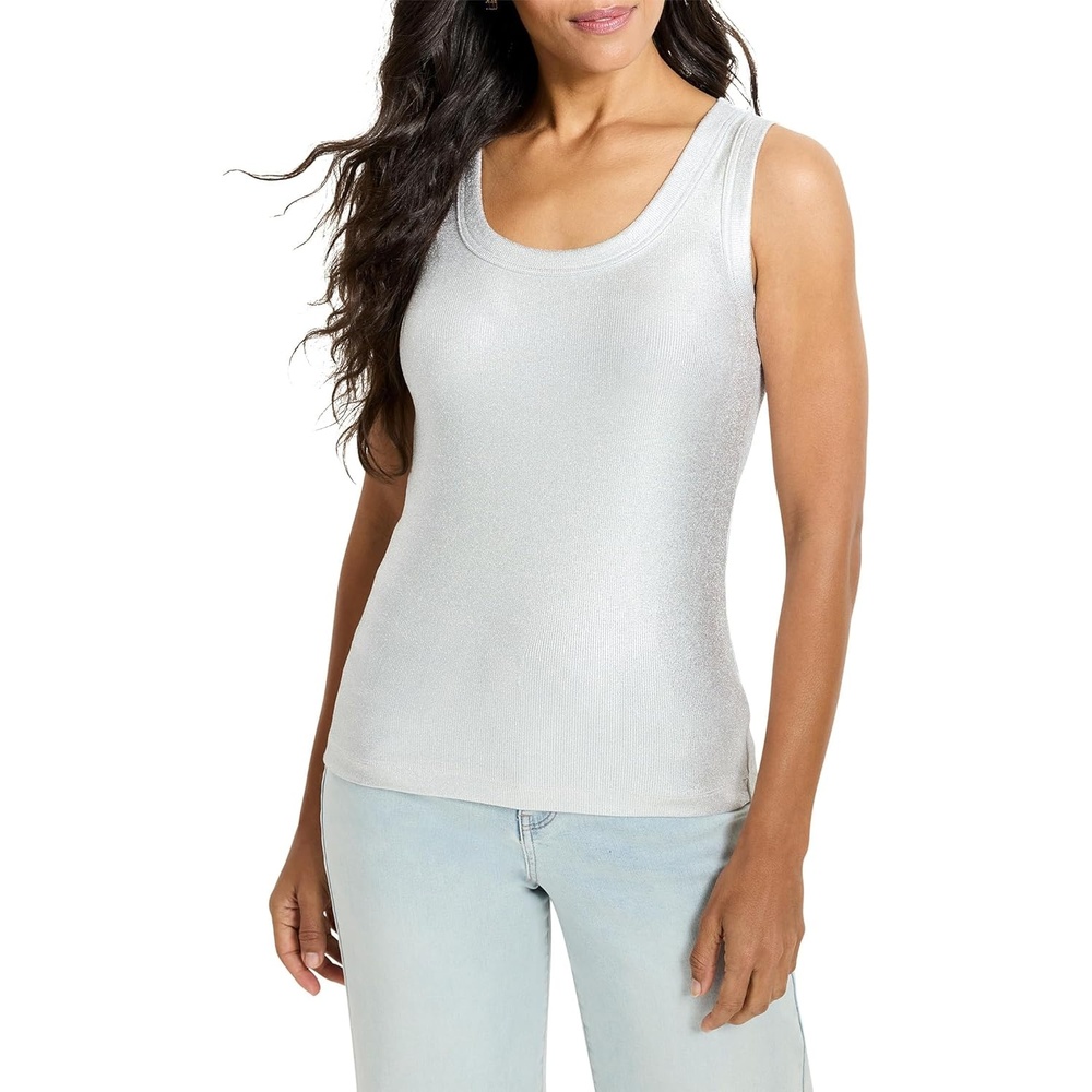 image:imageNICZOE Glazed Rib TankSilver