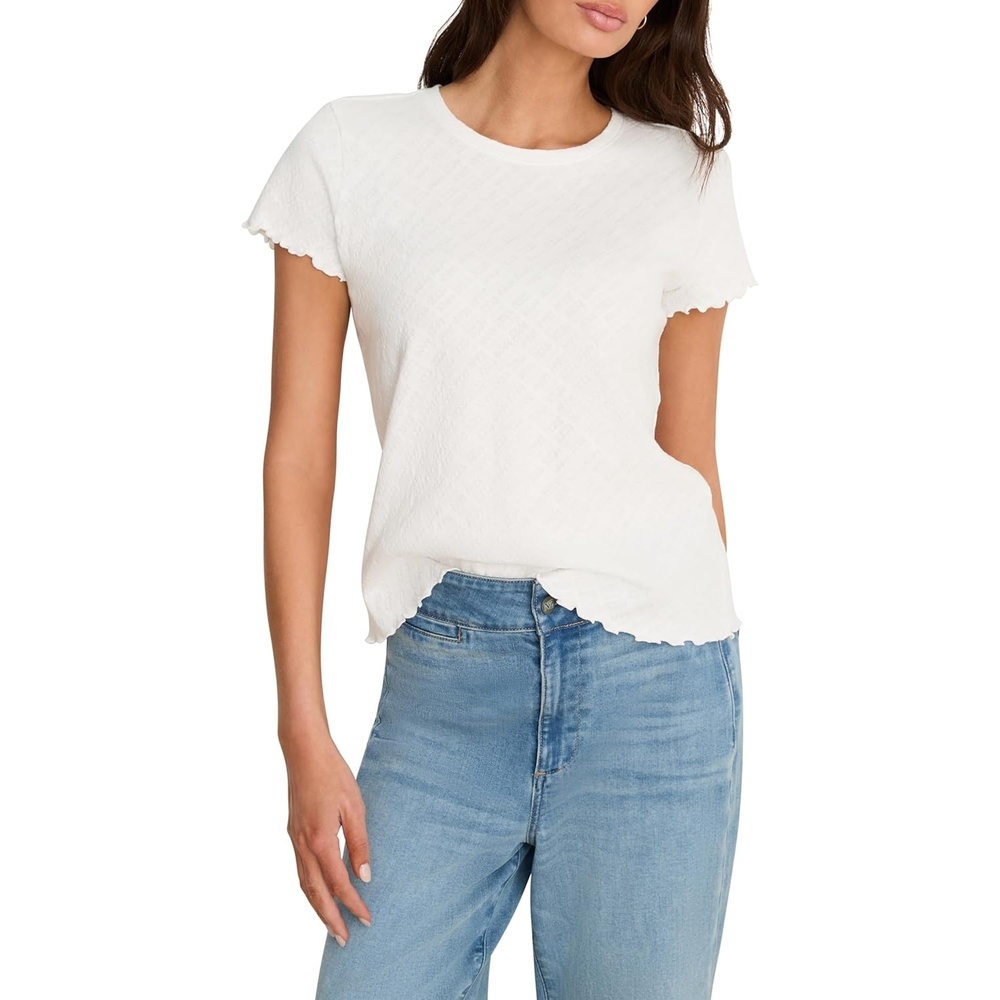 image:imageNICZOE Lace Knit TShirtPaper White