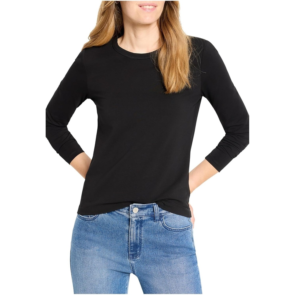 image:imageNICZOE Perfect Knit Long Sleeve TopBlack Onyx