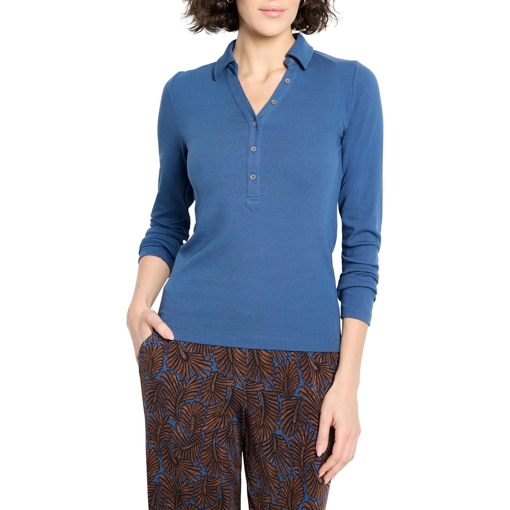 image:imageNICZOE Perfect Knit Rib PoloOcean