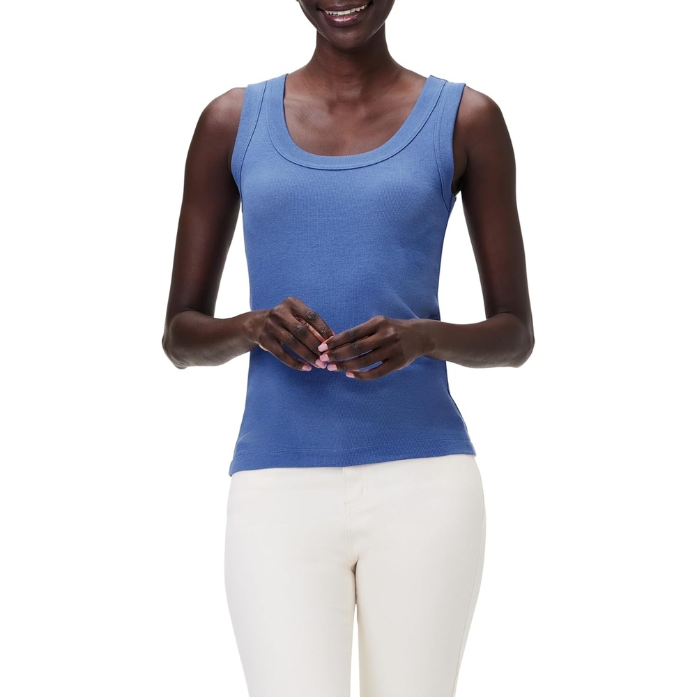 image:imageNICZOE Perfect Knit Rib Scoop TankMorning Glory