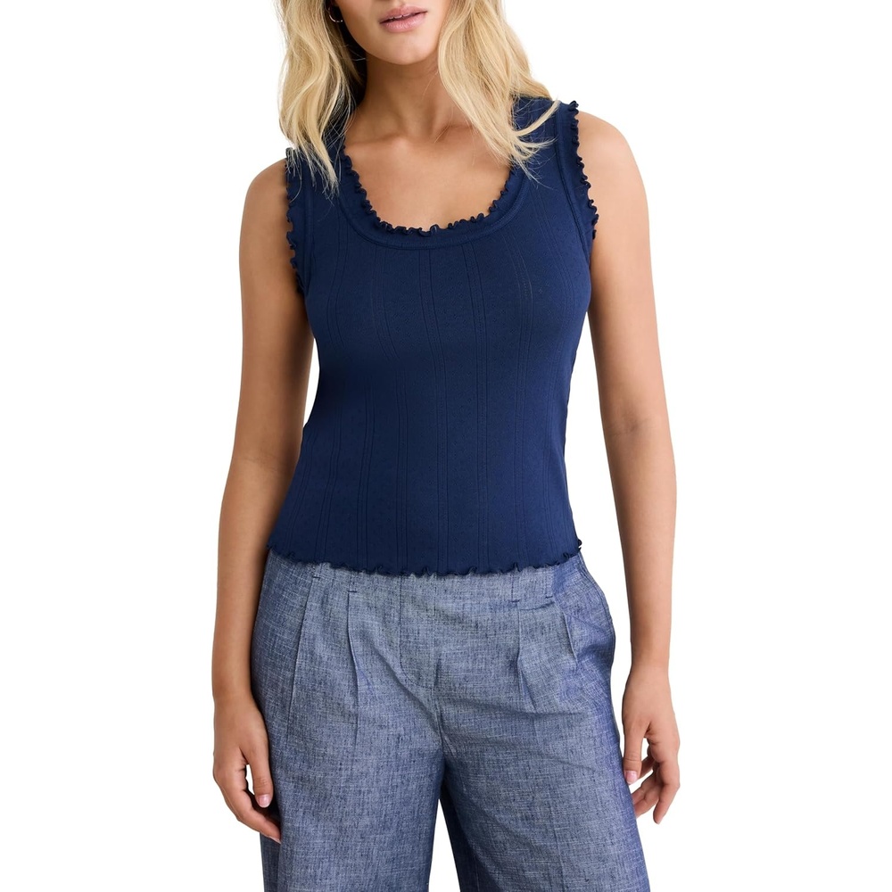 image:imageNICZOE Pointelle Rib Ella TankInk