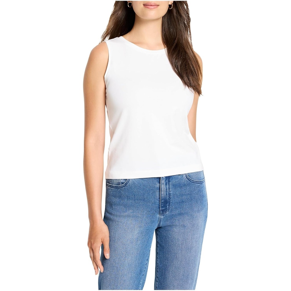 image:imageNICZOE Womens Perfect Knit Layer TankPaper White