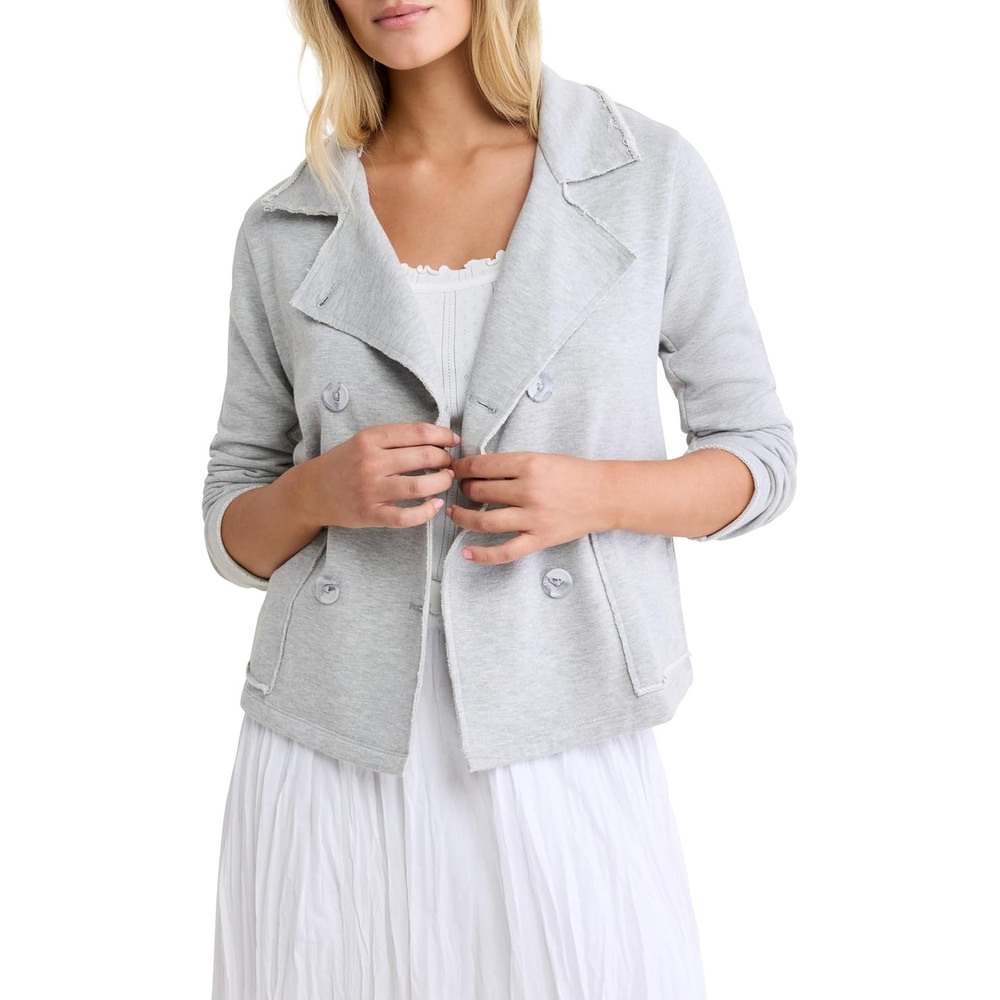 image:imageNICZOE French Terry Daily JacketHeather Grey