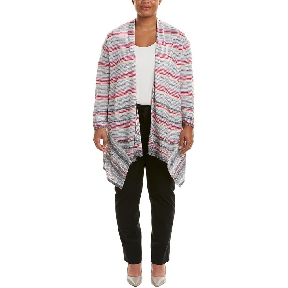 image:imageNICZOE Womens Plus Color Mix CardyMulti