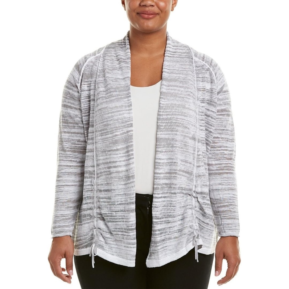 image:imageNICZOE Womens Plus Sand Dune CardyLight Ink