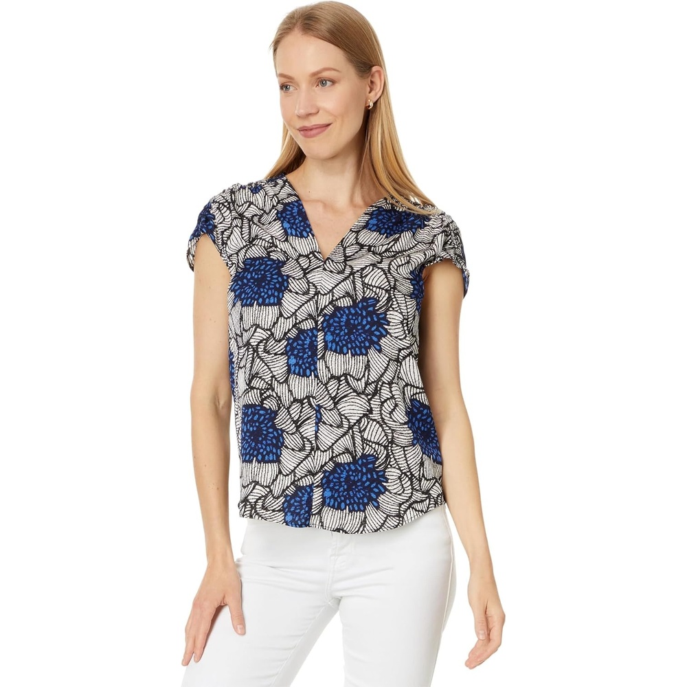 image:imageNICZoe Womens Petal Bloom TopBlue Multi